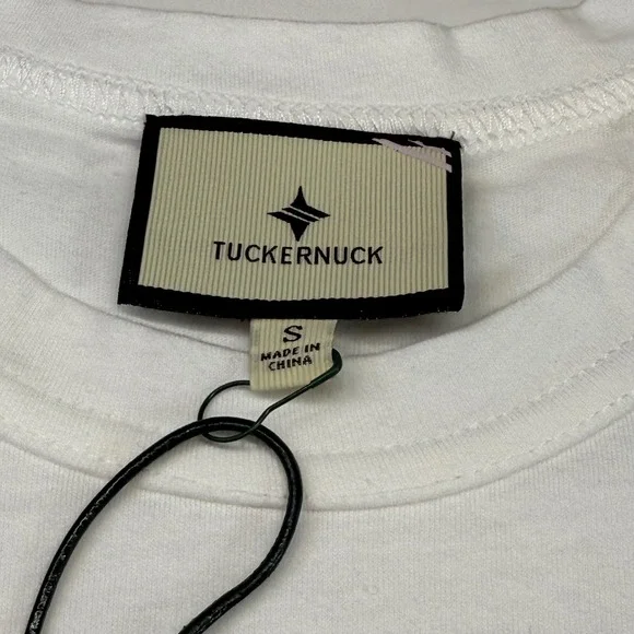 Tuckernuck Presley Boyfriend White Cotton T-Shirt Crew Neck Tee Top Small READ - Picture 6 of 8